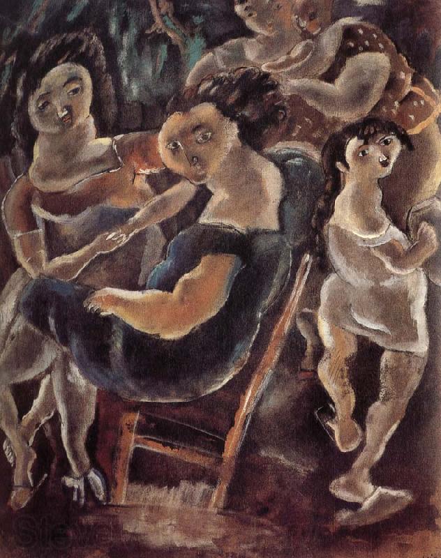 Jules Pascin Drinking tea